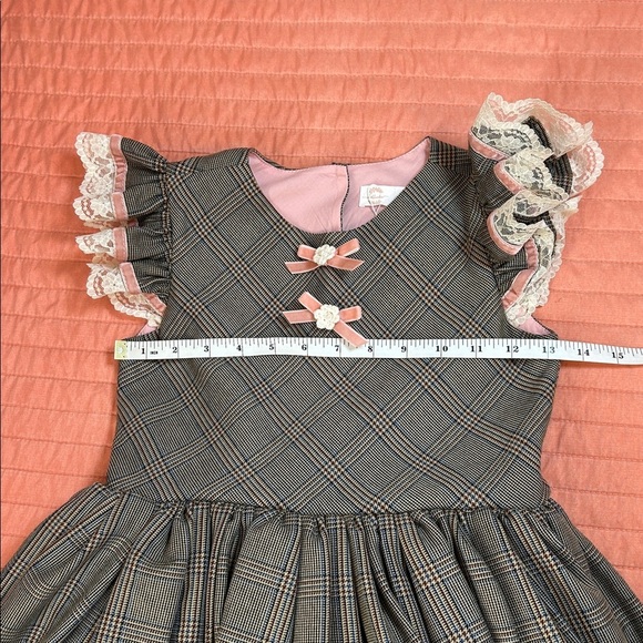 NWT Dollcake Florence tartan Full Skirt Dress kids size 9 - Picture 11 of 14